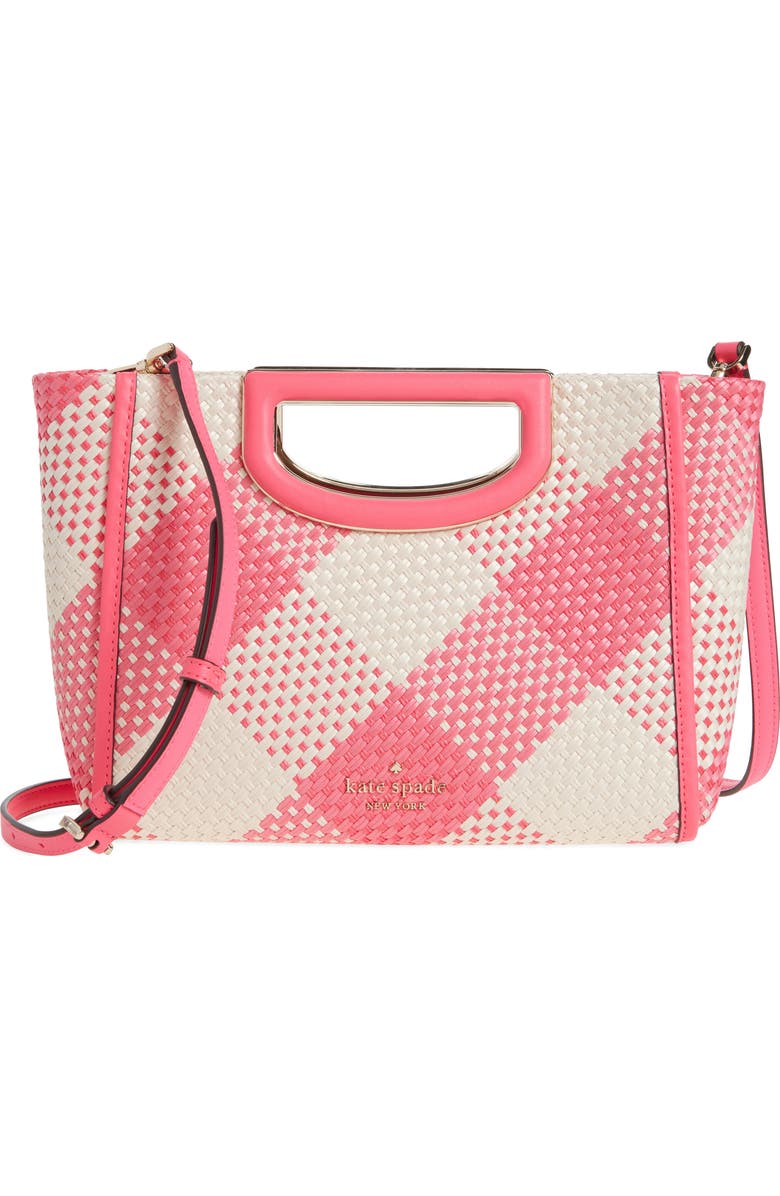 Kate Spade New York woven convertible clutch bag, Main, color,