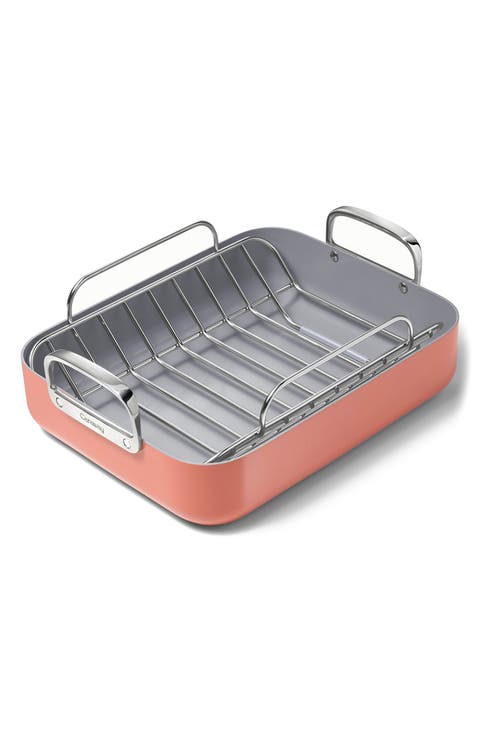 Ceramic Nonstick Roasting Pan & Wire Rack