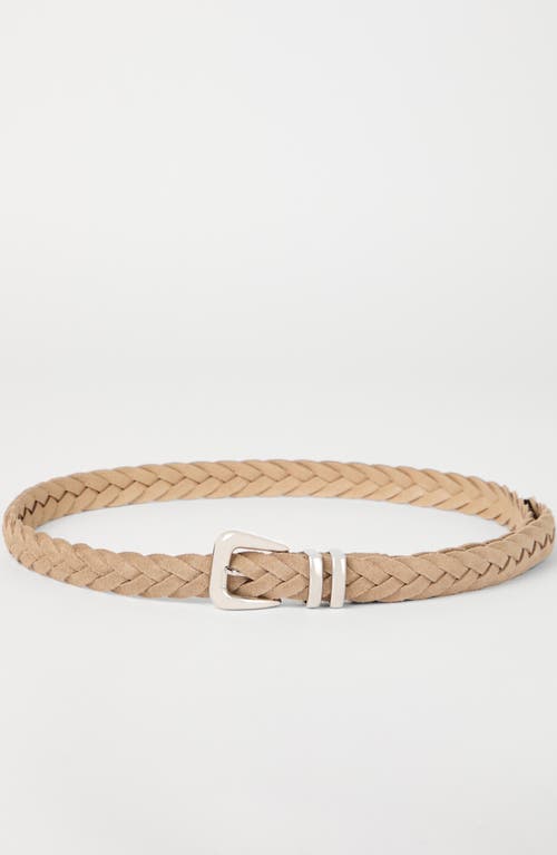 Brunello Cucinelli Calfskin Belt In Hazelnut