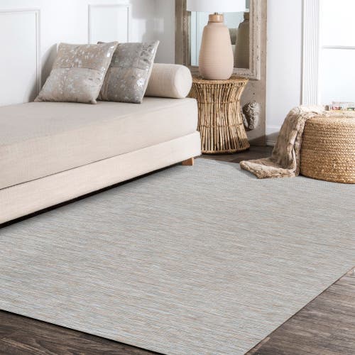 Jonathan Y Ethan Modern Flatweave Solid Indoor/outdoor Area Rug In Gray
