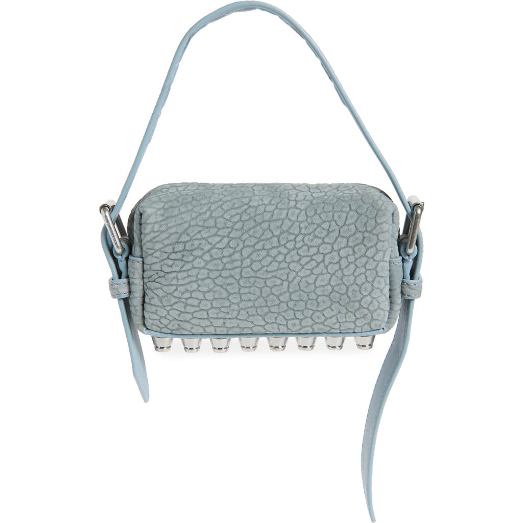 Alexander Wang Ricco Mini Studded Leather Crossbody Bag In Blue