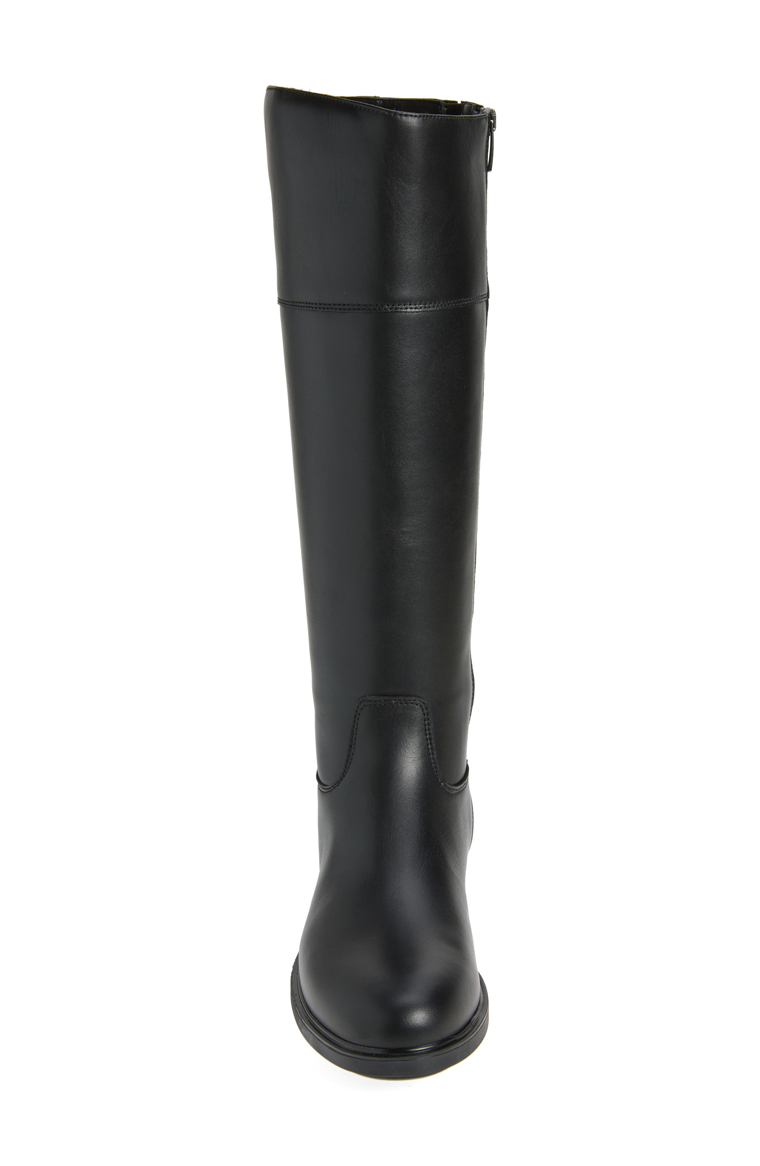 Sylas Tall Leather Boot, Alternate, color, BLACK LEATHER