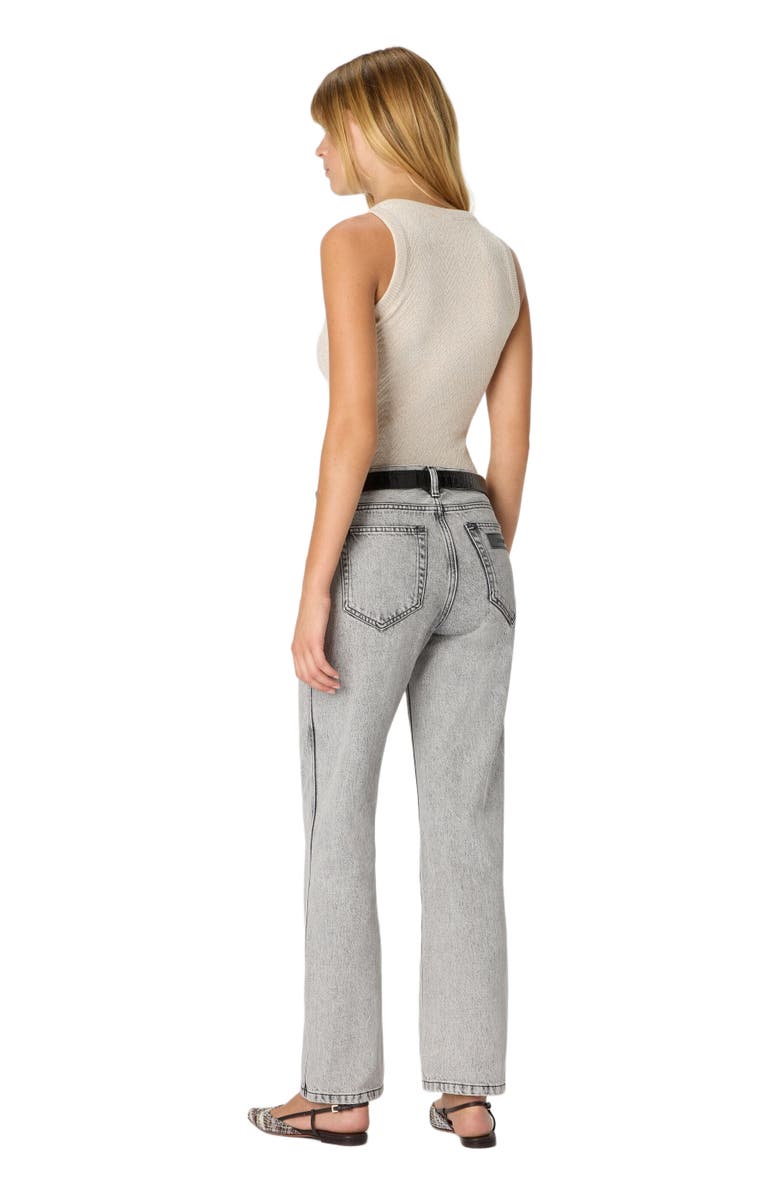 Missoni Five-pocket Mid-rise Bleached Denim Pants, Alternate, color, Black