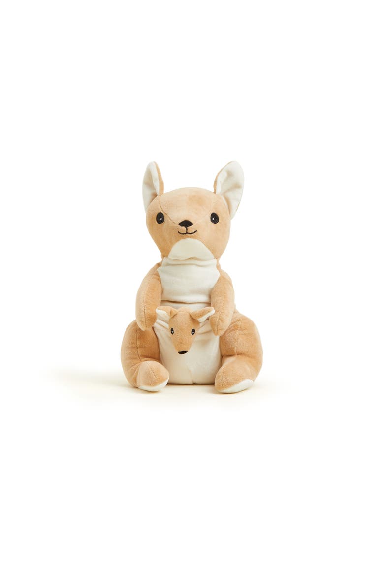 Kangaroo Plush Toy, Alternate, color, Light Beige