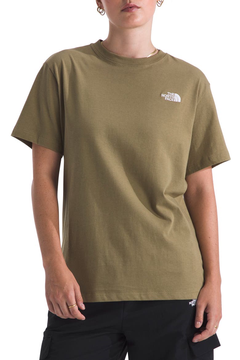 Evolution Simple Dome Relaxed Cotton T-Shirt, Main, color, CEDAR