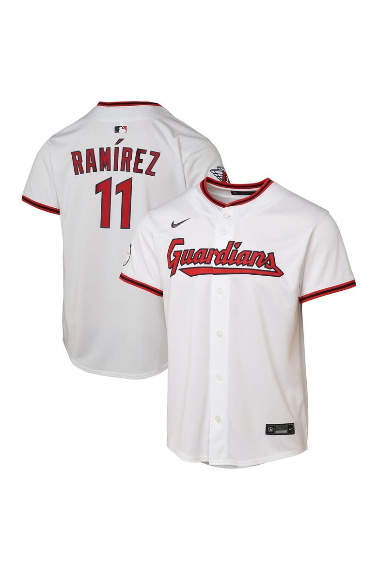 Youth Nike José Ramírez White Cleveland Guardians Home  Limited Player Jersey, Main, color, White