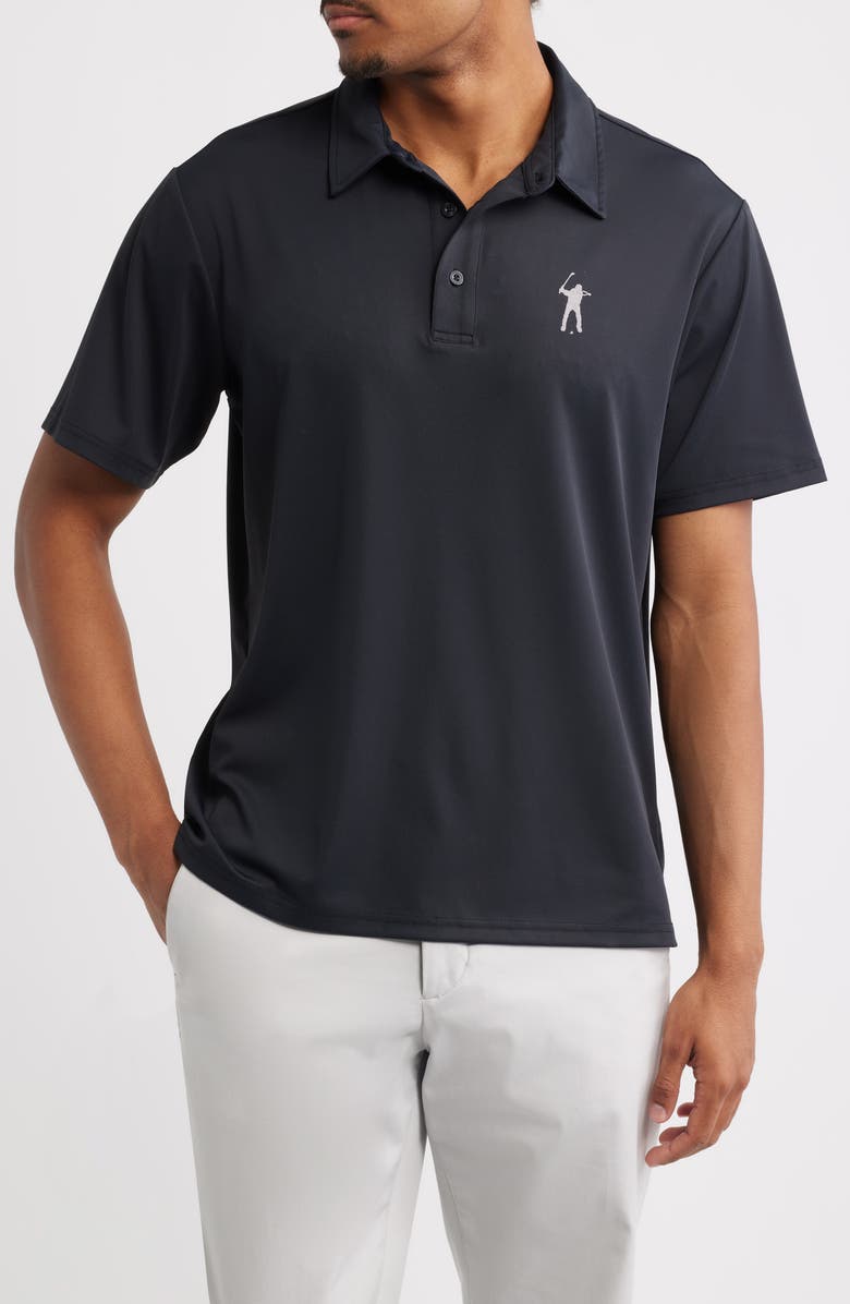 Eastside Golf Signature Solid Golf Polo, Main, color, Black