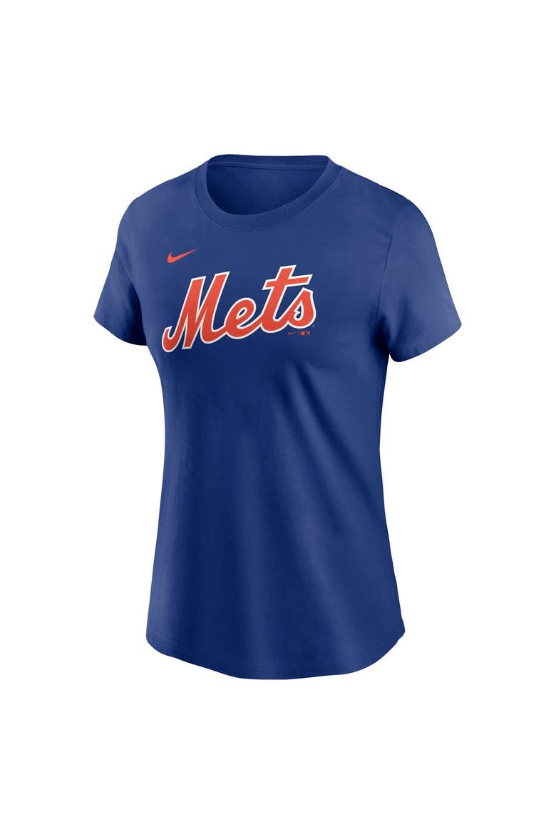 Women's Nike Francisco Lindor Royal New York Mets Fuse Name & Number T-Shirt, Alternate, color, Royal