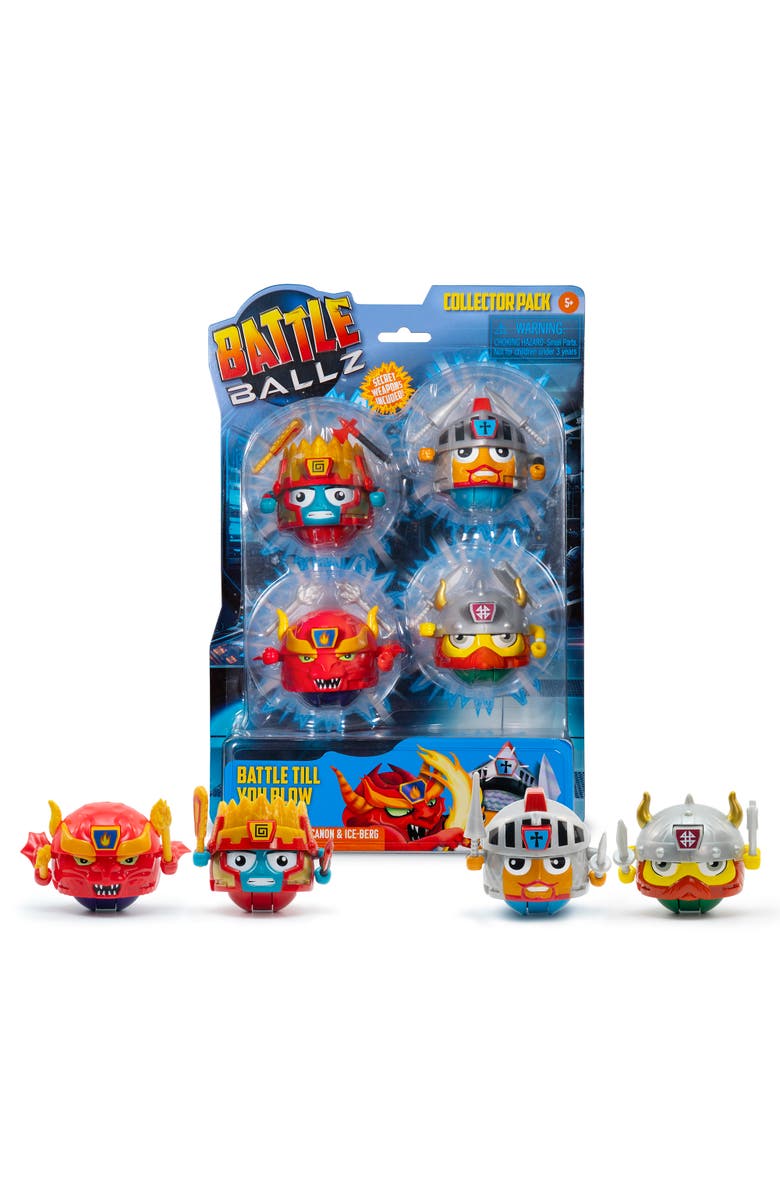 Battle Ballz Collectors Pack 4 Warriors, Alternate, color, Multicolored