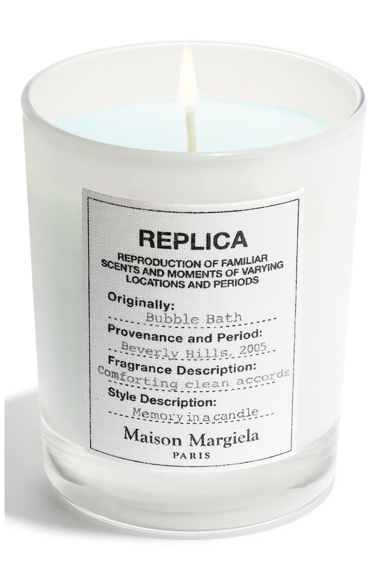 Replica Bubble Bath Scented Candle, Main, color, NO COLOR