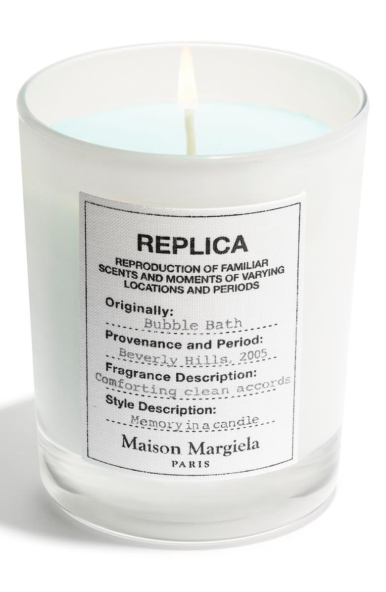 Maison Margiela Replica Bubble Bath Scented Candle, Main, color, 