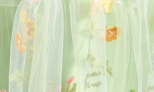 Iris & Ivy Kids' Embroidered Floral Mesh Dress