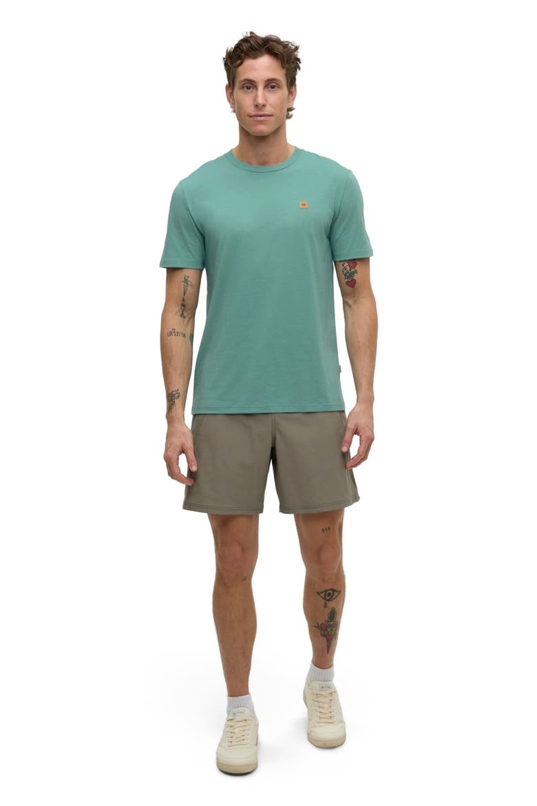 Baker T-Shirt, Main, color, Turquoise Sky Heather