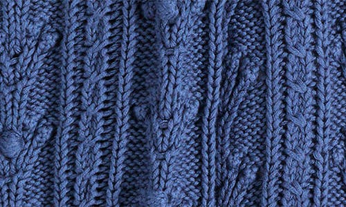 Boden Texturierte Strickjacke Aus Baumwolle-denim-blau In Blue