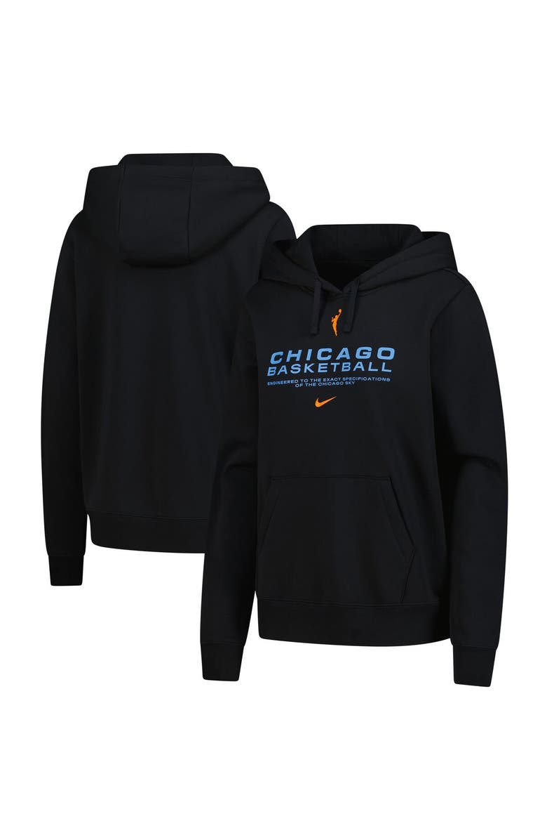 Nike Women's Nike  Black Chicago Sky Club City Pullover Hoodie, Main, color, Black