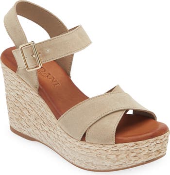 Cordani Brittany Ankle Strap Espadrille Platform Wedge  display picture 1