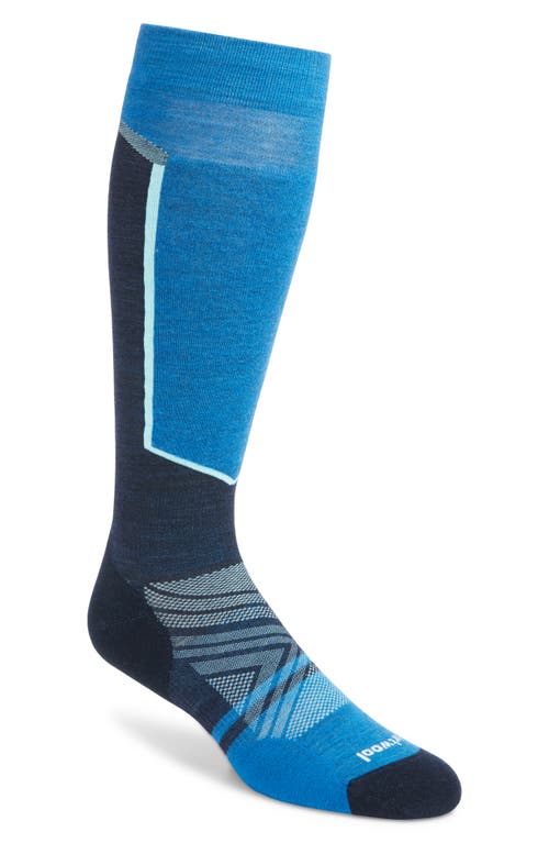 Smartwool Ski Targeted Cushioning Wool Blend Over The Knee Socks In Blue