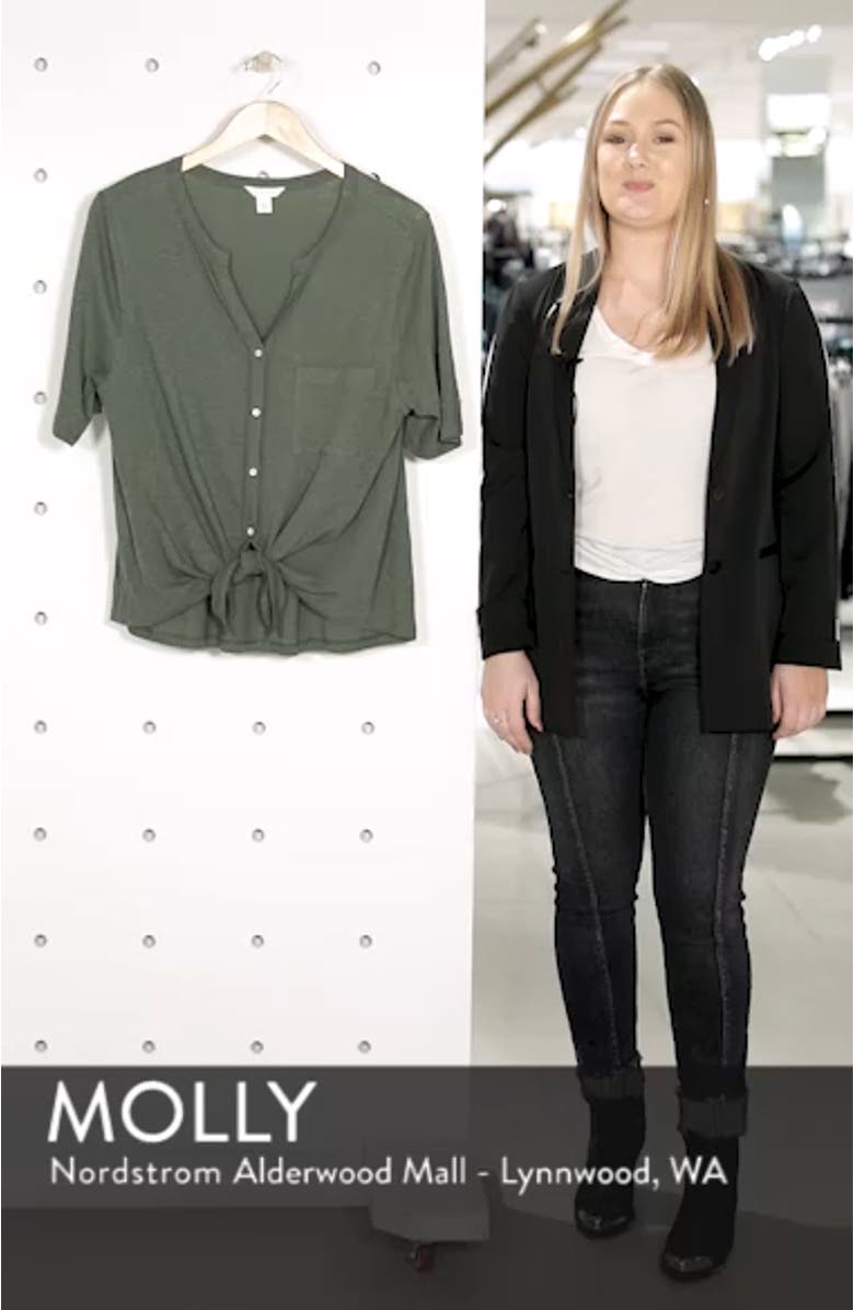 Tie Front Tee, sales video thumbnail