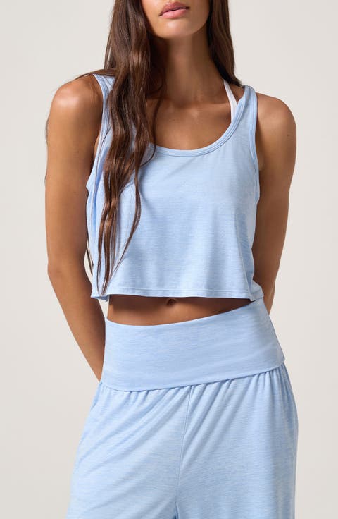 Gemini Crop Cotton Tank