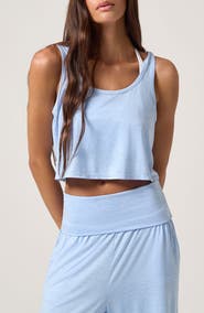 Spiritual Gangster Gemini Crop Cotton Tank