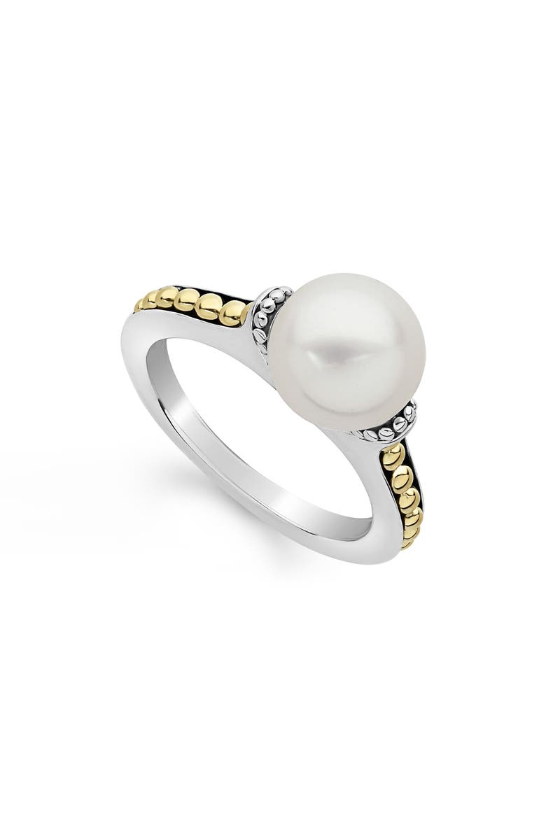 LAGOS Luna Pearl Ring, Main, color, 