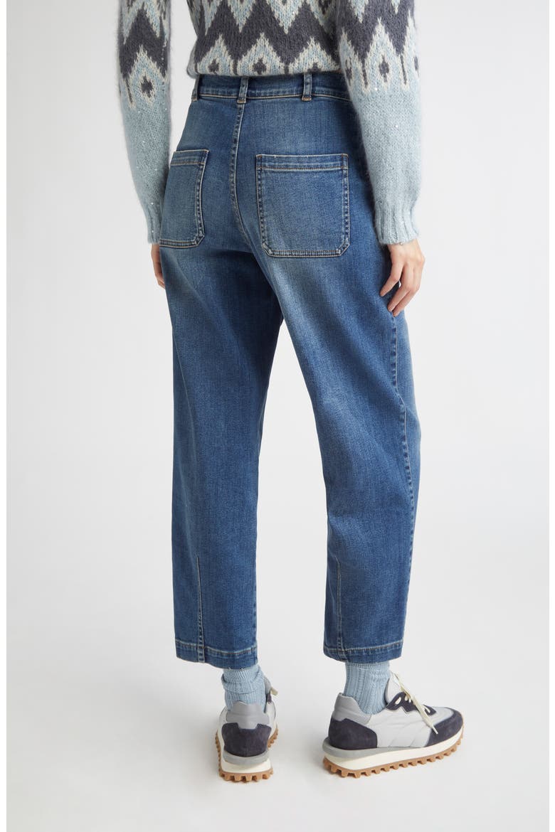 Crop Straight Leg Jeans, Alternate, color, 08N ZUCCHERO