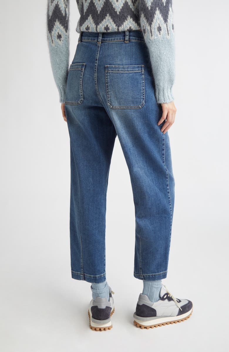 Eleventy Crop Straight Leg Jeans, Alternate, color, 08N Zucchero