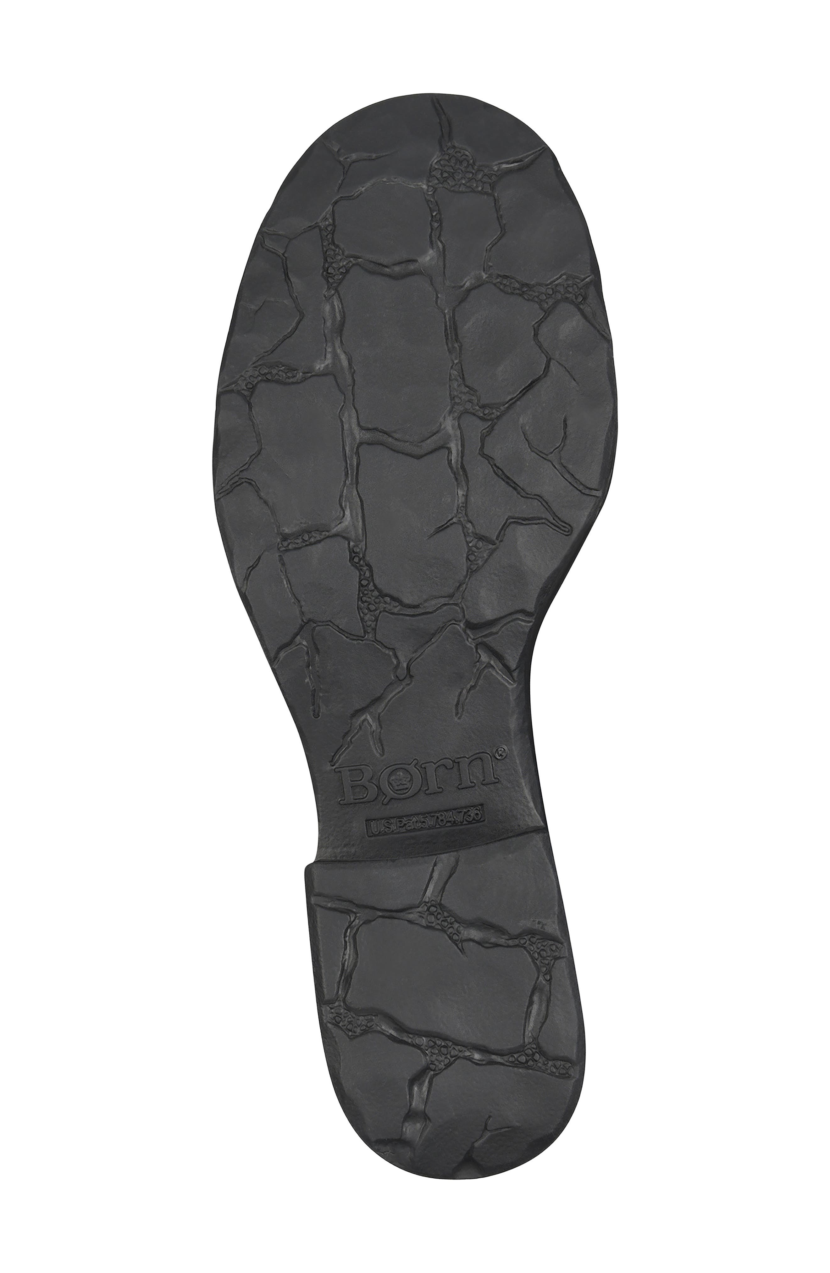 Mercado Leather Bootie, Alternate, color, BLACK NUBUCK
