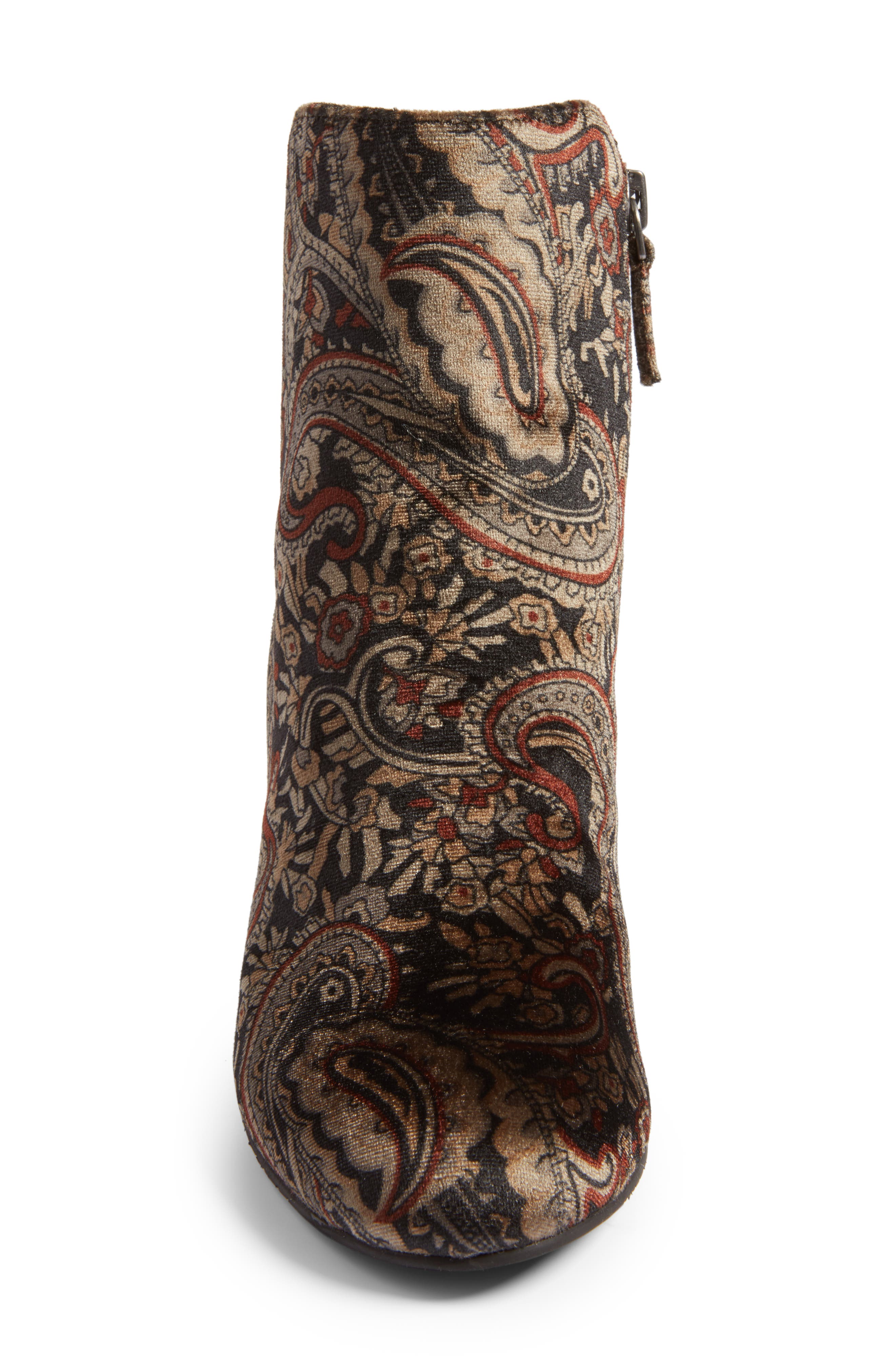 BP. Kolo Paisley Velvet Bootie, Alternate, color, 