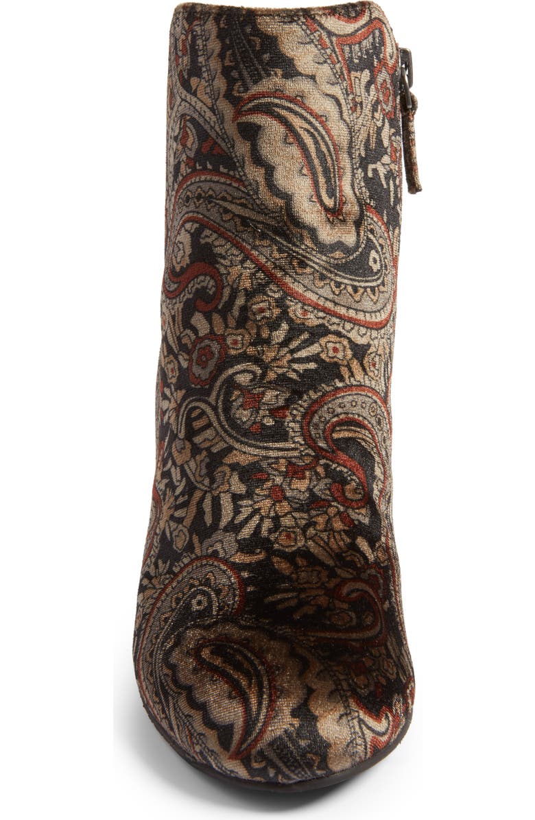 BP. Kolo Paisley Velvet Bootie, Alternate, color,