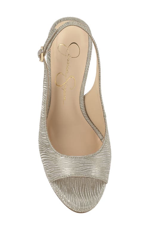 Jessica Simpson Sibilla Slingback Platform Sandal In Multi