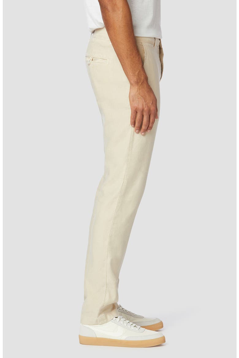 Classic Slim Straight Fit Stretch Linen Blend Chino Pants, Alternate, color, LIGHT SAND