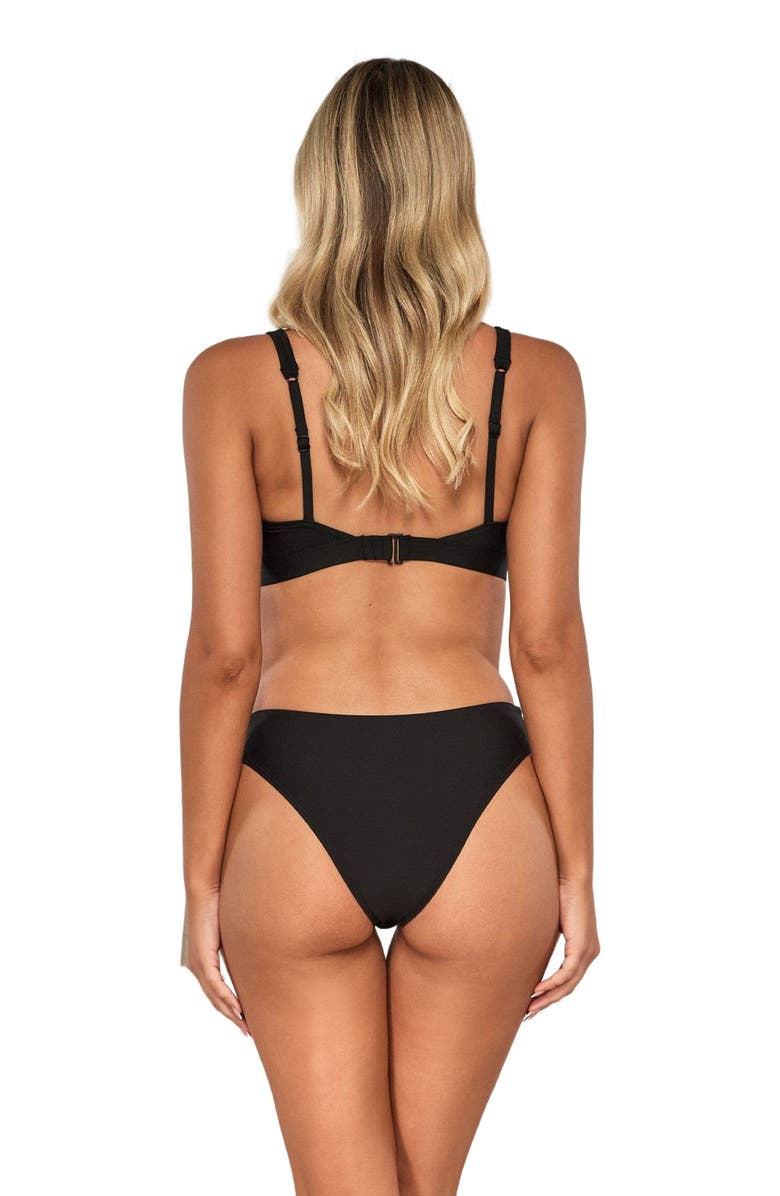 Swim Systems Saylor Hipster Bikini Swim Bottoms, Alternate, color, Black
