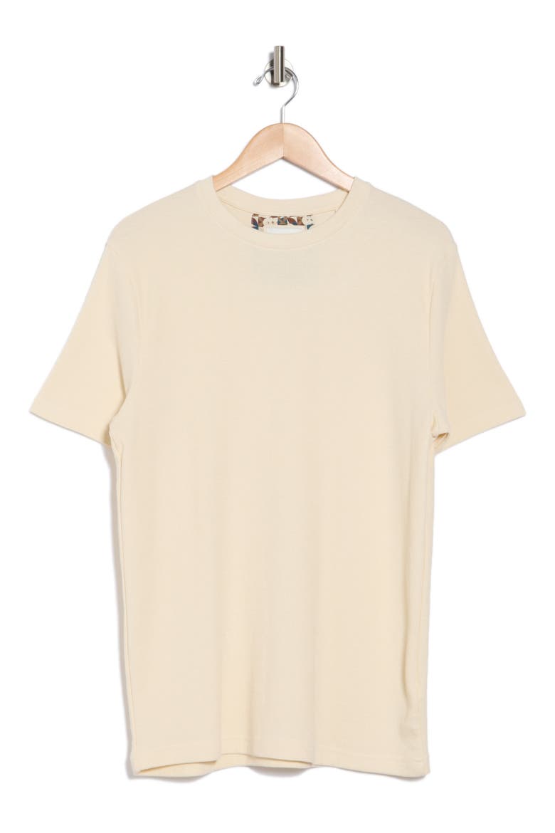 Textured T-Shirt, Alternate, color, CREAM