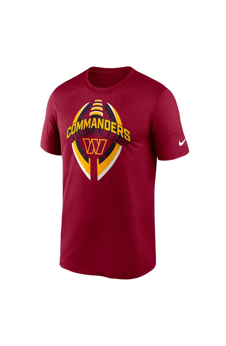 Nike Men's Nike Burgundy Washington Commanders Legend Icon Performance T-Shirt, Alternate, color, Burgundy