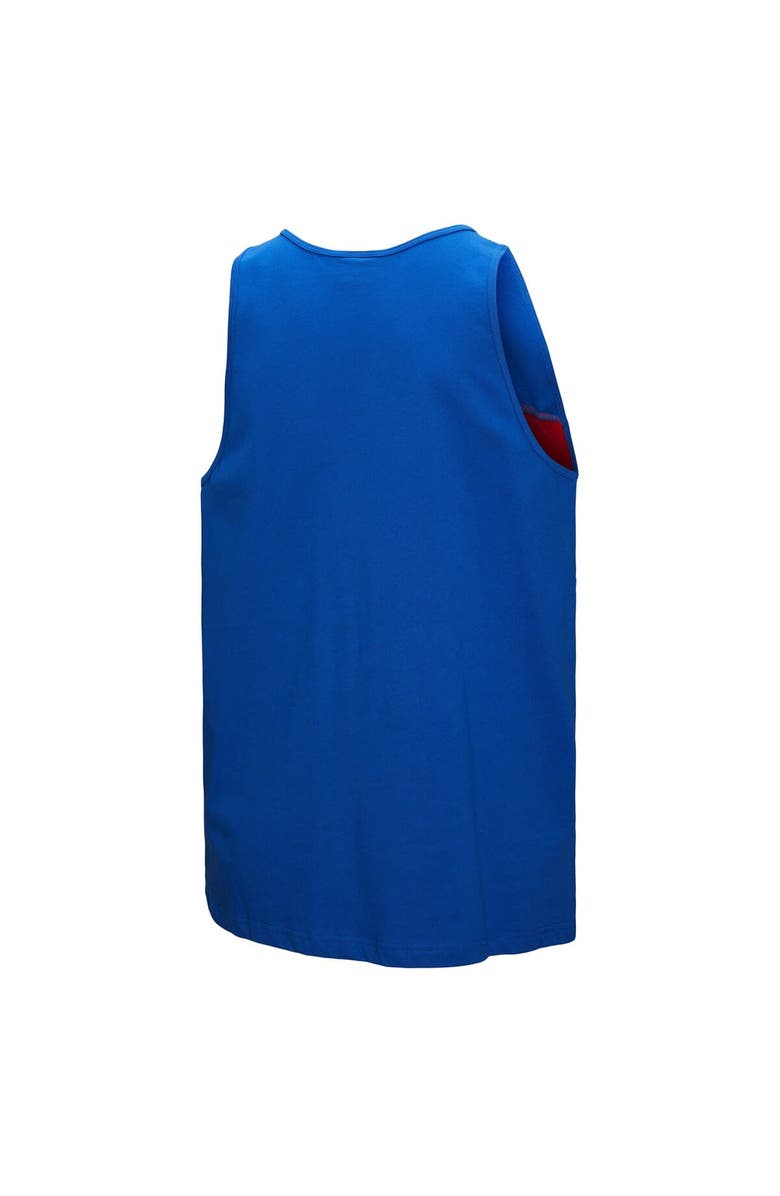 Mitchell & Ness Men's Mitchell & Ness Royal New York Giants Retro Colorblock Tank Top, Alternate, color, Royal