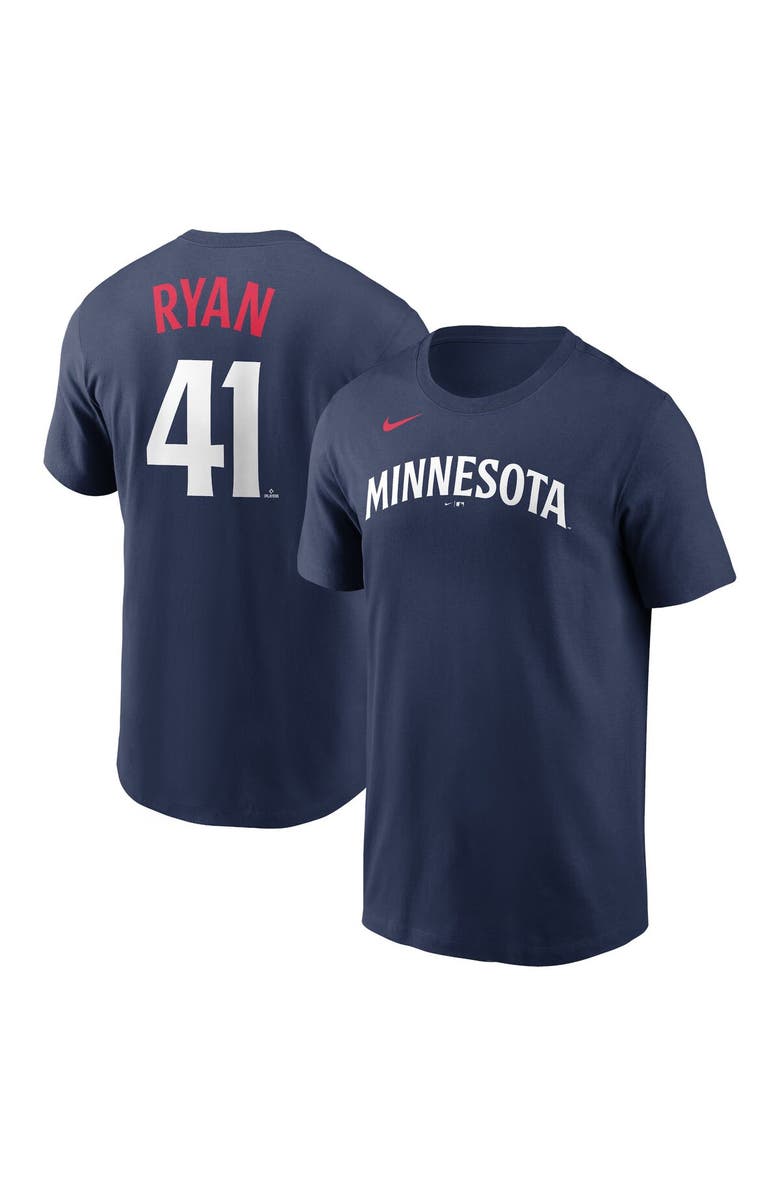 Nike Men's Nike Joe Ryan Navy Minnesota Twins Player Name & Number T-Shirt, Main, color, 
