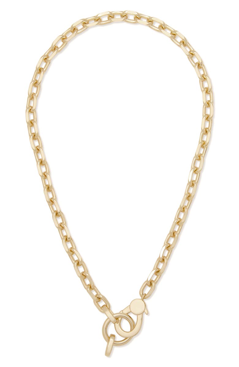Ramy Brook Carina Chain Necklace, Main, color, Gold