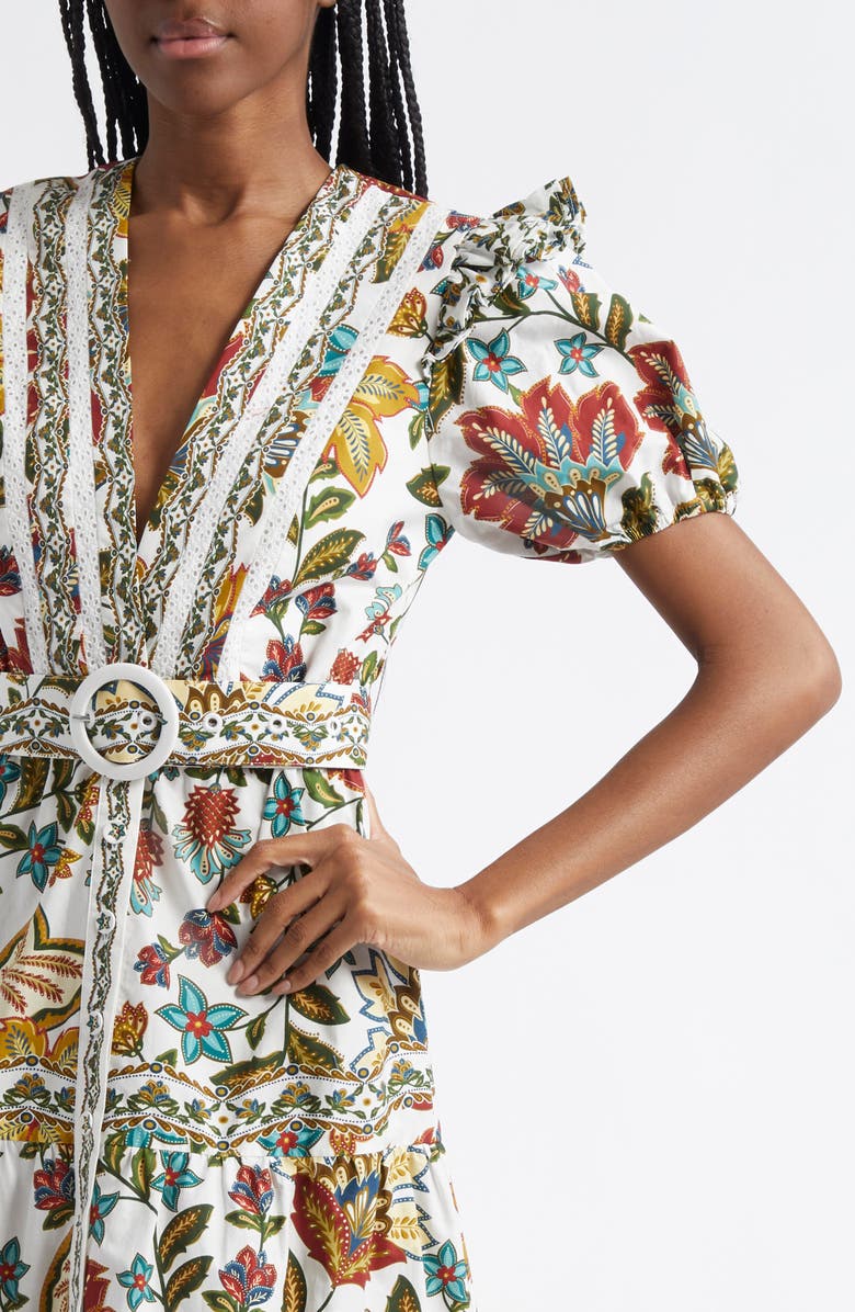 Yamila Cotton Eyelet High-Low Dress