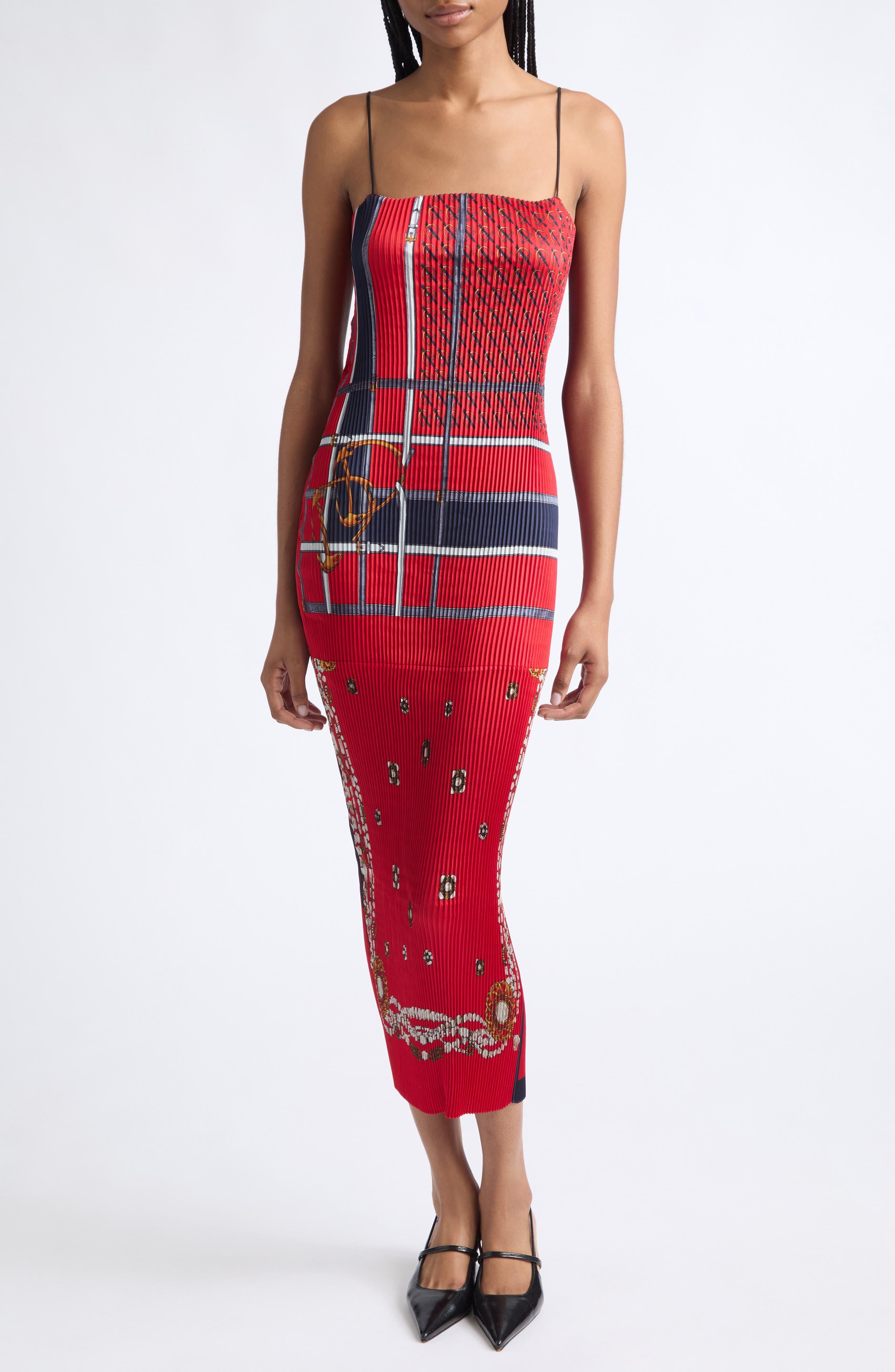 selected RED MULTI PRINT