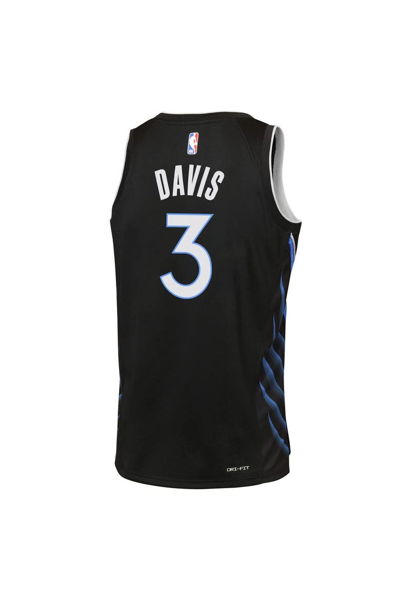 Youth Nike Anthony Davis Black Dallas Mavericks 2025/26 City Edition Swingman Jersey, Alternate, color, Black