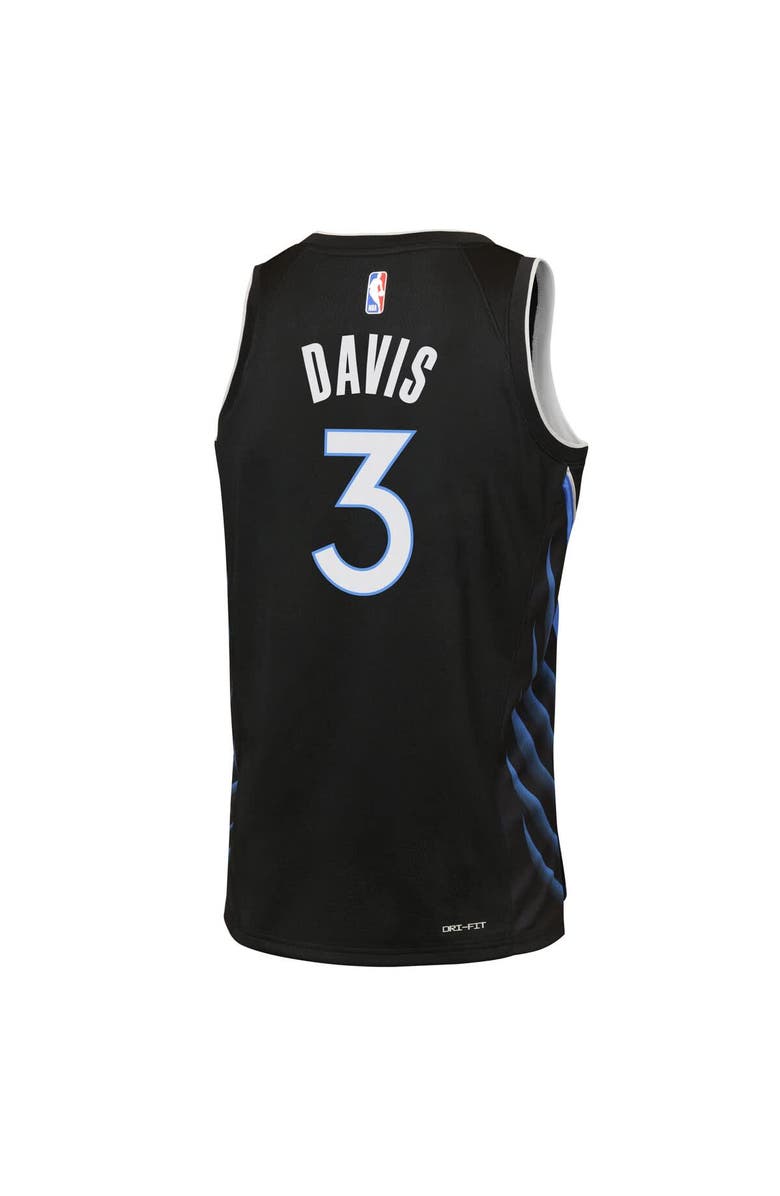 Nike Youth Nike Anthony Davis Black Dallas Mavericks 2025/26 City Edition Swingman Jersey, Alternate, color, Black
