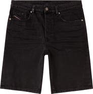 DIESEL® Regular-Short Distressed Denim Shorts