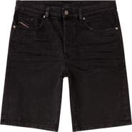 DIESEL® Regular-Short Distressed Denim Shorts
