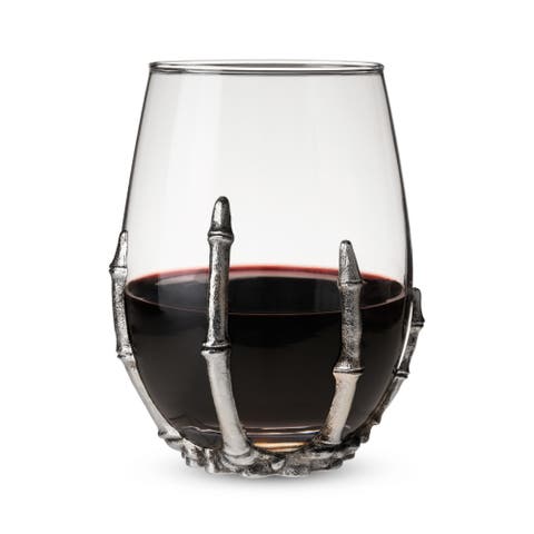 Skeleton Wine Glass