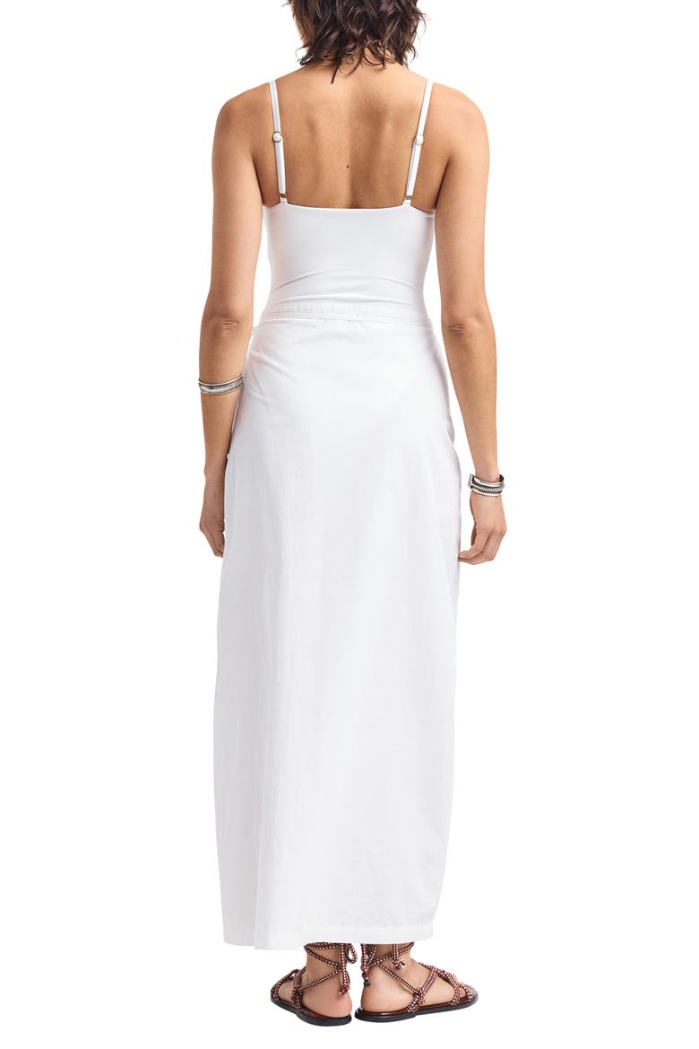 Willa Organic Linen Cover-Up Wrap Skirt, Alternate, color, WHITE