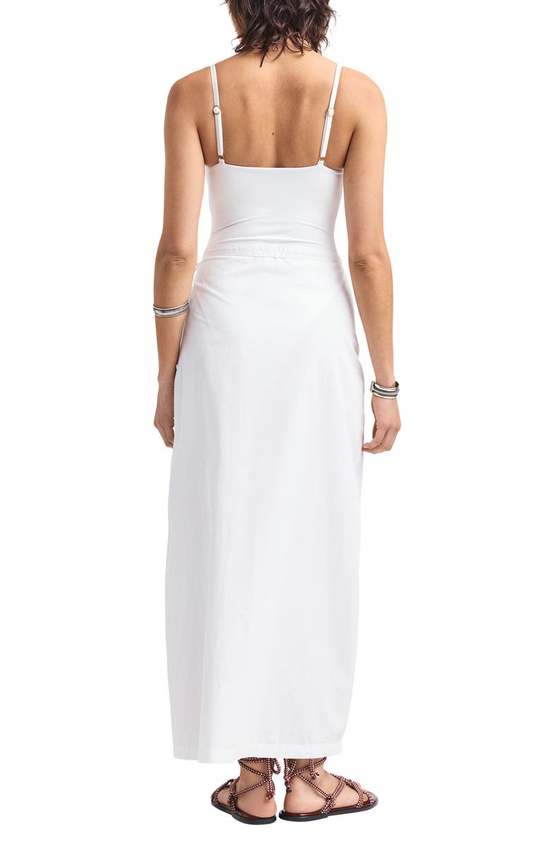 Vitamin A<sup>®</sup> Willa Organic Linen Cover-Up Wrap Skirt, Alternate, color, White