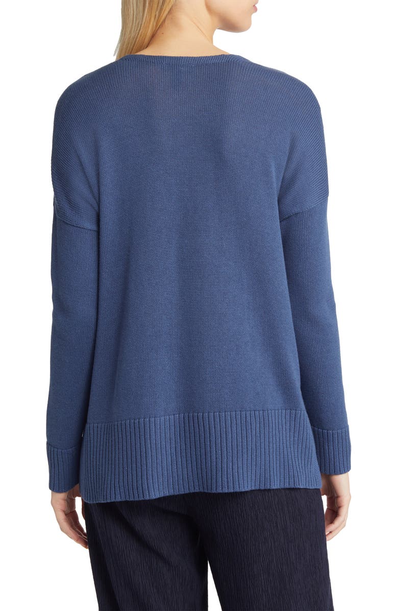 Eileen Fisher Boxy V-Neck Sweater, Alternate, color, 