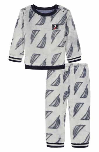 Nautica Sail Print Velour Sweater & Pants Set