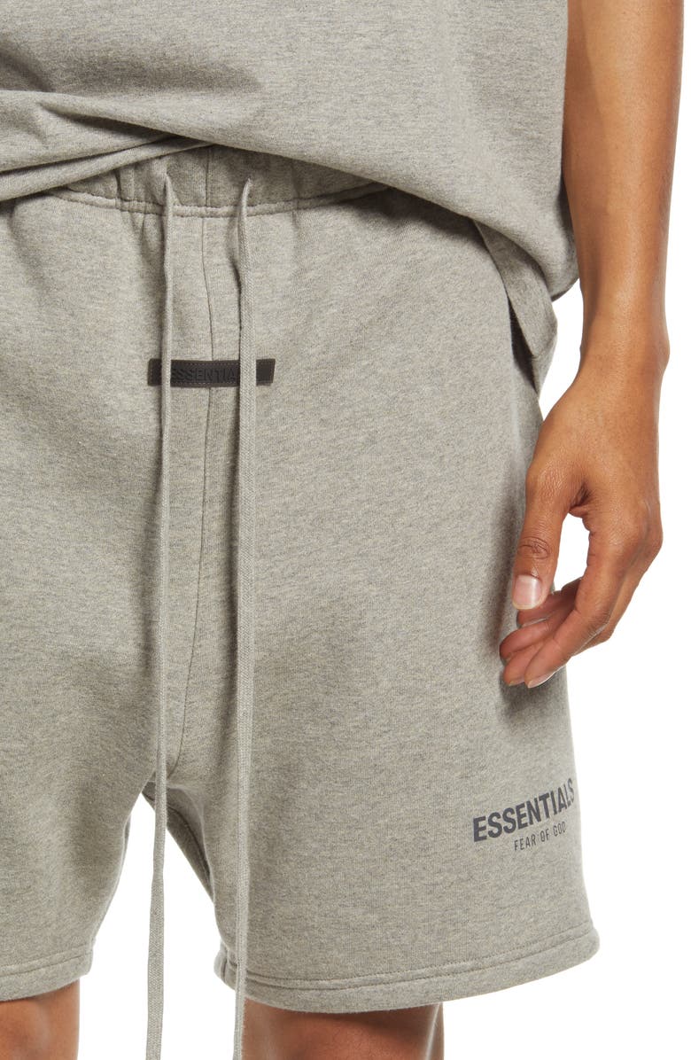 Fear of God Essentials Cotton Blend Sweat Shorts, Alternate, color,
